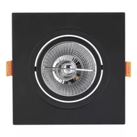 Foto do produto Spot de Embutir Plano Quadrado AR70 Preto - Nordecor 6297