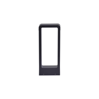 Foto do produto Poste Balizador LED Ronu Externo IP66 10W 3000K 40cm Bivolt Preto - Nordecor 2685