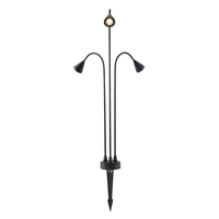 Foto do produto Poste Balizador LED Wedi com Finco Externo IP66 15W 3000K 80cm Bivolt Preto - Nordecor 6489