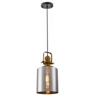Foto do produto Pendente Tion Vas E27 Ouro Fosco e Fumê - Nordecor 2582