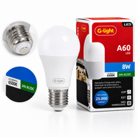 Foto do produto Lâmpada Led 24V E27 8W 6500K Luz Branca G-Light