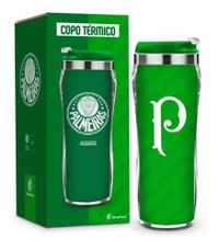 Foto do produto Copo Brasfoot Palmeiras Inox 350ml Cod. 16483