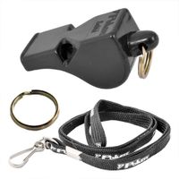 Foto do produto Apito Poker Profissional Sabiá Com Cordão E Mosquetão Preto