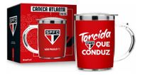 Foto do produto Caneca Brasfoot Atlanta Inox São Paulo 350ml Cod. 16595