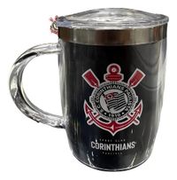 Foto do produto Caneca Brasfoot Atlanta Inox Corinthians 350ml Cod. 16594