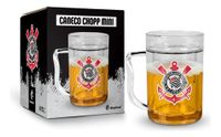Foto do produto Caneca Brasfoot Gel Cerveja Corinthians 200ml Cod: 16593 Cor Branco