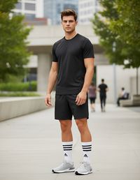 Foto do produto Kit Meia adidas Cano Alto 3 Listras C/ 3 Pares