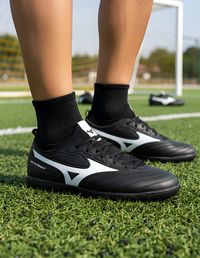 Foto do produto Chuteira Mizuno Society Regent As Jr Preto Cod: 17036