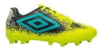 Foto do produto Chuteira Umbro Cosmic Jr Campo Limao/azul/preto Cod: 15976