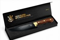 Foto do produto Faca Brasfoot Steel Gold Corinthians Cod. 18097