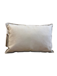 Foto do produto Almofada Retangular Schutz em Couro - Off White