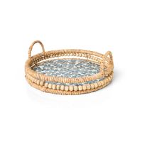 Foto do produto Bandeja Fiber Shell Wood - 37cm