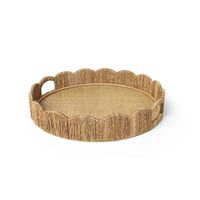Foto do produto Bandeja Juta Circular Sienna - 40cm