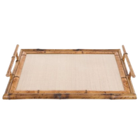 Foto do produto Bandeja Palha Brasil Buriti - 58x40x2,5cm
