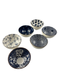 Foto do produto Conj. Bowls Estamapados Azuis - 6UN