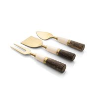 Foto do produto Conj. Talheres P/ Queijo - 3 Pças - Opal Wood