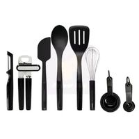 Foto do produto Conj. Utensílios de Cozinha - 15 Pçs Preto - Kitchen Aid