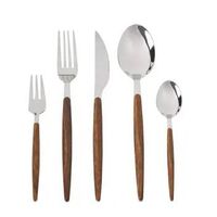 Foto do produto Faqueiro Wooden Inox - 30 Peças