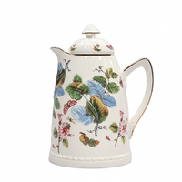 Foto do produto Garrafa Térmica de Porcelana - Floral - 750ml