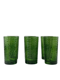 Foto do produto Jogo 6 Copos de Vidro Verde - 375ml