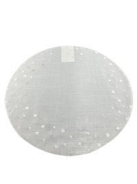 Foto do produto Jogo Americano Bubbly Branco e Branco 40cm