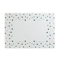 Foto do produto Jogo Americano Bubbly Branco e Verde Retangular 35x50cm