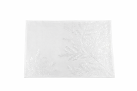Foto do produto Jogo Americano Vert Branco C/ Bordado - Retangular 35x50cm