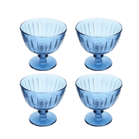 Foto do produto Jogo Taça Sobremesa Azul - 4 UN - Azul