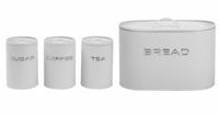 Foto do produto Kit 4 Peças - Porta Pão, Açucar, Café e Chá
