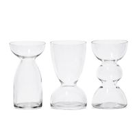 Foto do produto Kit Mini Vasos Liso Formas - 3 Peças