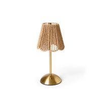 Foto do produto Luminária de Mesa Tátil - Rattan Gold