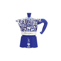 Foto do produto Moka Express Dolce &GABBANA Blu Med - 3 Xícaras - Bialetti