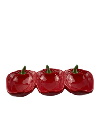 Foto do produto Petisqueira Pimentões - Triplo - Vermelho