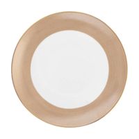 Foto do produto Prato de Sobremesa Porcelana Paint - Marrom