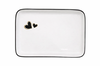 Foto do produto Prato Ornamental Raso Riviera Coração