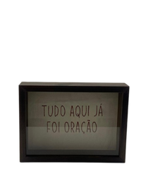 Foto do produto Quadro Decorativo Madeira Bordado - Oração
