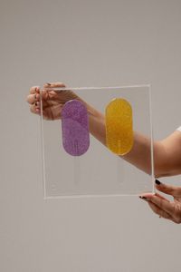 Foto do produto Quadro Picloés Shine Bright Soulartsy - Lilás e Dourado