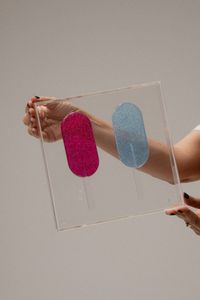 Foto do produto Quadro Picloés Shine Bright Soulartsy - Rosa e Azul