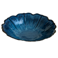 Foto do produto Saladeira Cerâmica - Flor Azul