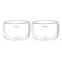 Foto do produto Set 2 Bowls P/ Sobremesa /Sopas/Caldos Borossilicato - Parede Dupla - Bugatti