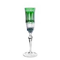 Foto do produto Taça de Cristal para Champagne Paris - Verde Escuro - Strauss