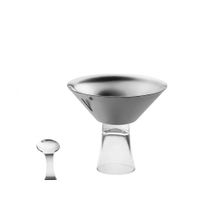 Foto do produto Taça Inox com Colher
