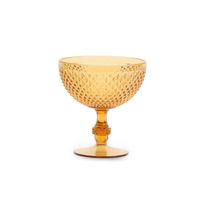 Foto do produto Taça Sob. Acríl. Bico de Jaca Ambar - 6U