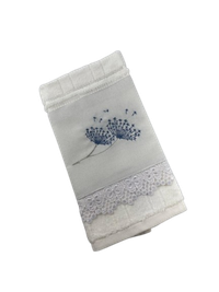 Foto do produto Toalha Lavabo com Linho Bordado - Dente de Leão