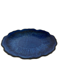 Foto do produto Travessa Cerâmica G - Flor Azul 40cm