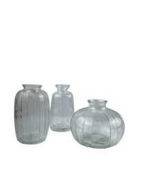 Foto do produto Trio Mini Vasos Transparentes