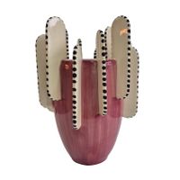 Foto do produto Vaso Cerâmica Palito Rosa