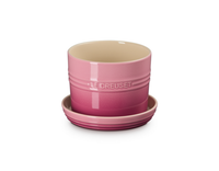 Foto do produto Vaso para Ervas C/ Bandeja 14cm Rose Quartzo