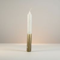 Foto do produto Vela Unique - 2.3x20 - Dourado e Branco