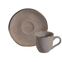Foto do produto Conj.  6 Xícaras p/ Café  Organic Gold Grey 